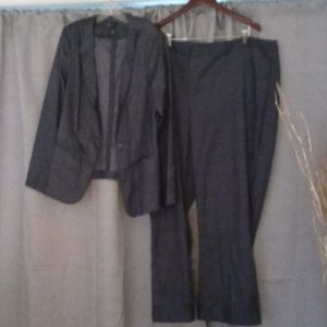 Denim like suit work suit